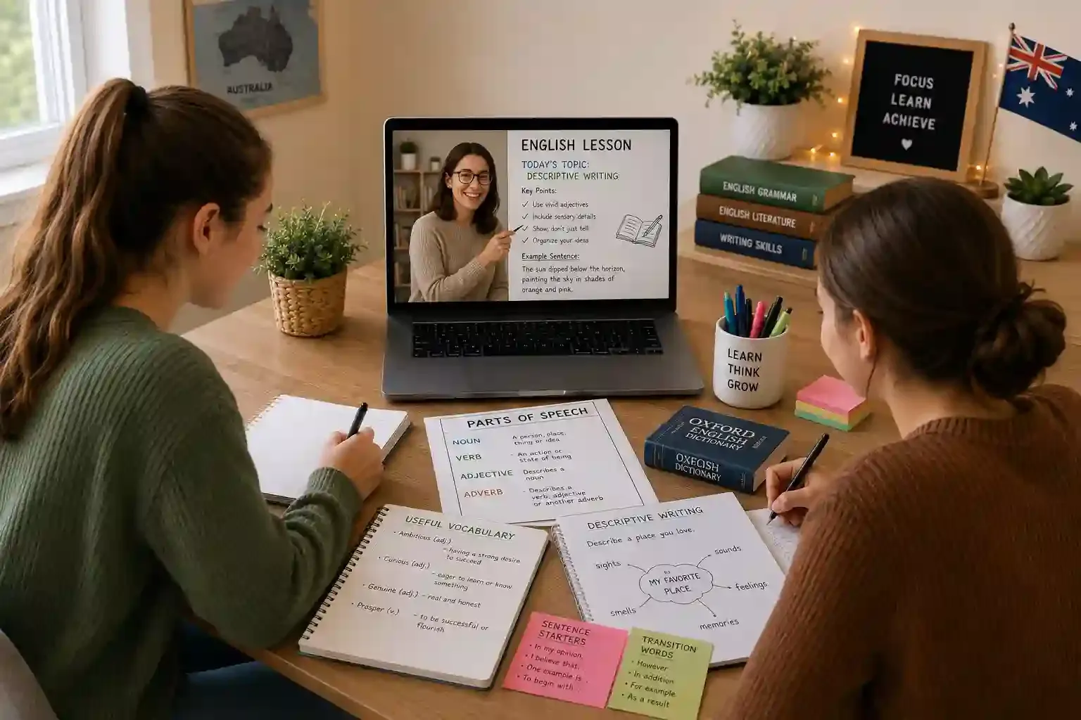 English Tutoring in Australia: Reading, Writing and Comprehension