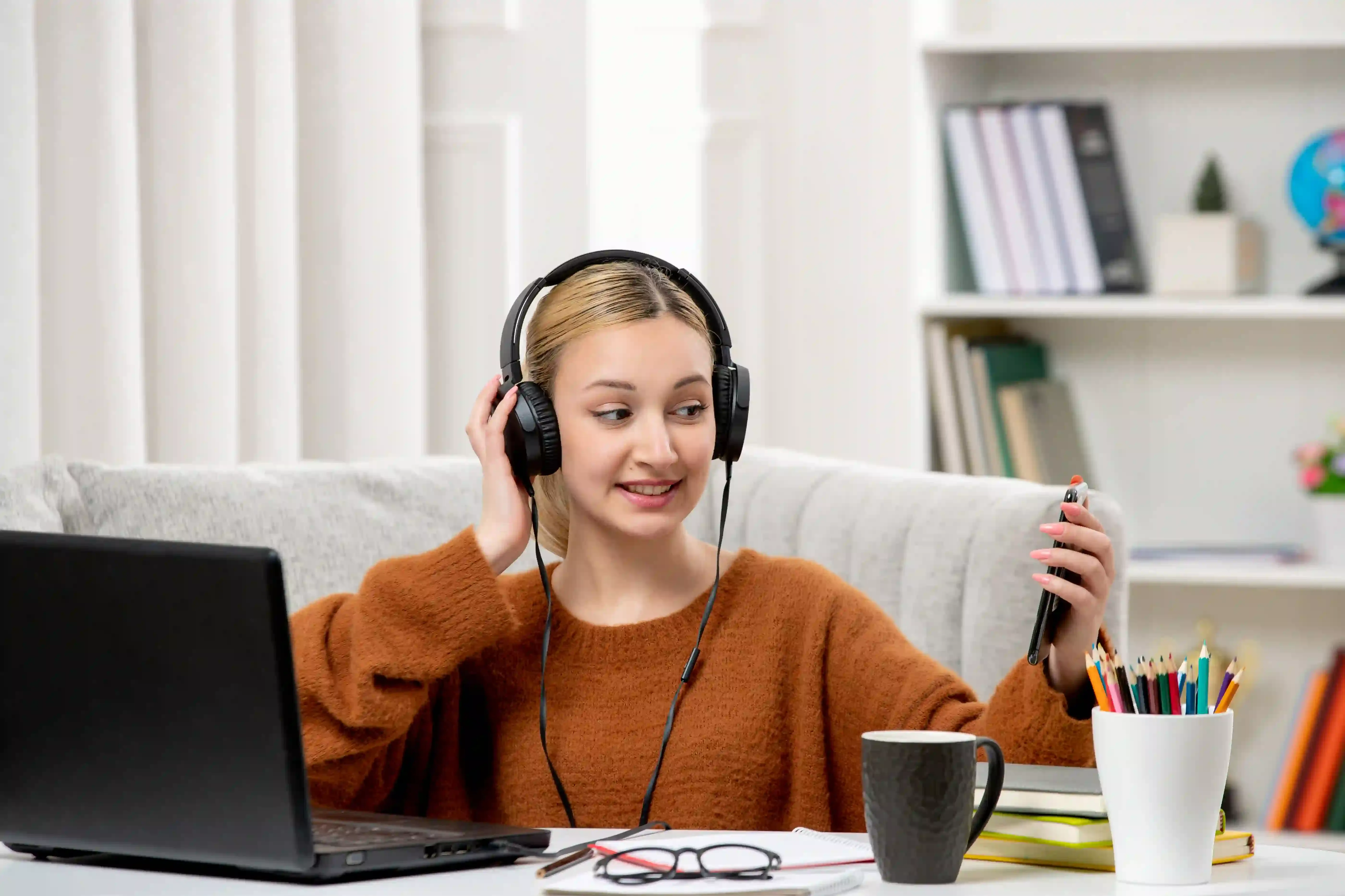 A high school student in Canada attending an online Social Studies 10-30 tutoring session