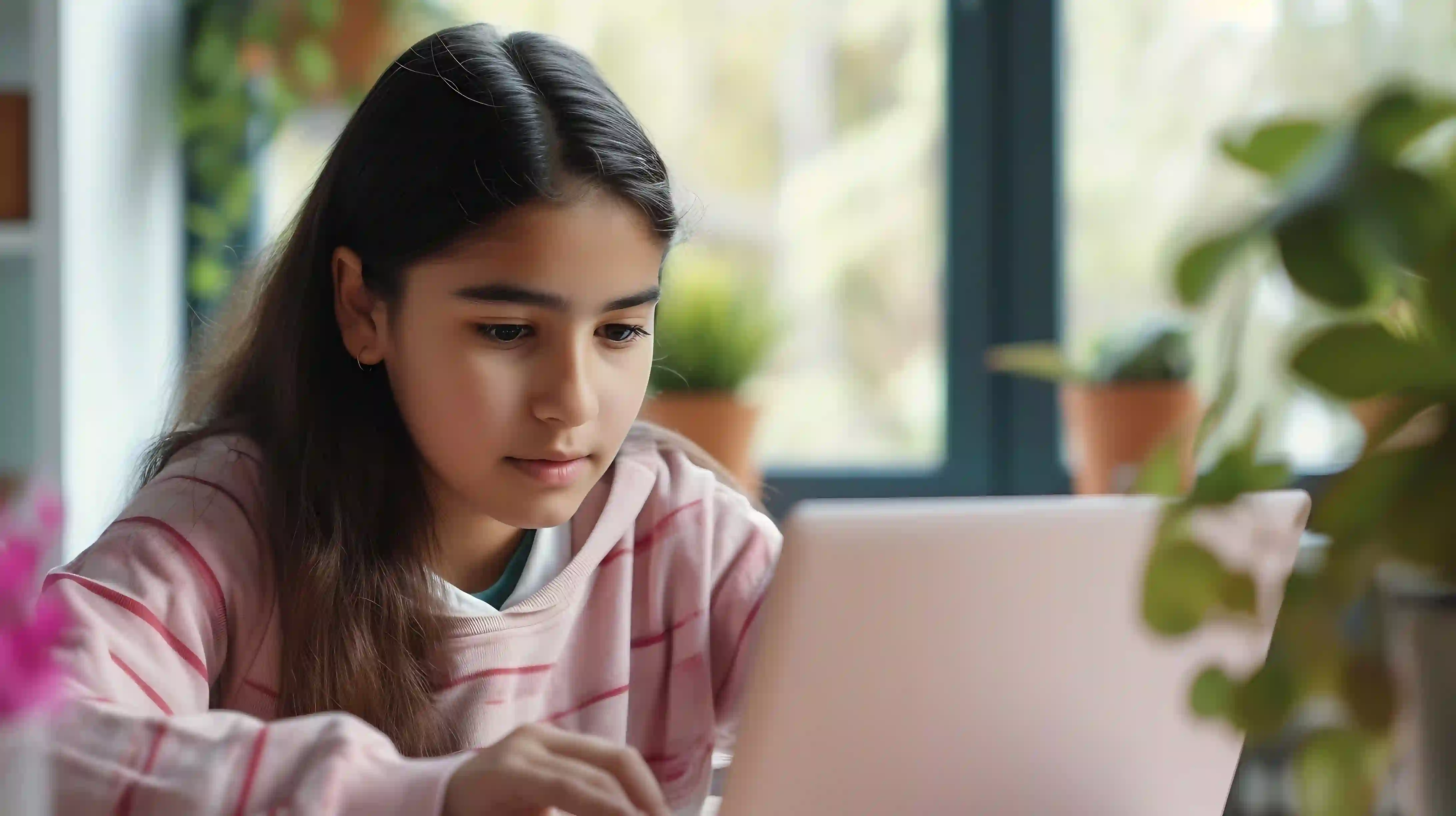 A Singapore student in a video call with their online Economics tutor